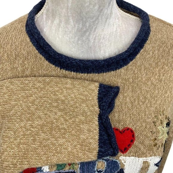 Star Blue Originals Christmas Sweater Embellished - Picture 6 of 10